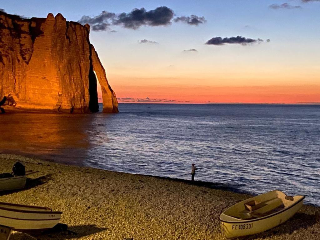 Sea View 2 Room Apartment 50M2 Étretat Exterior foto